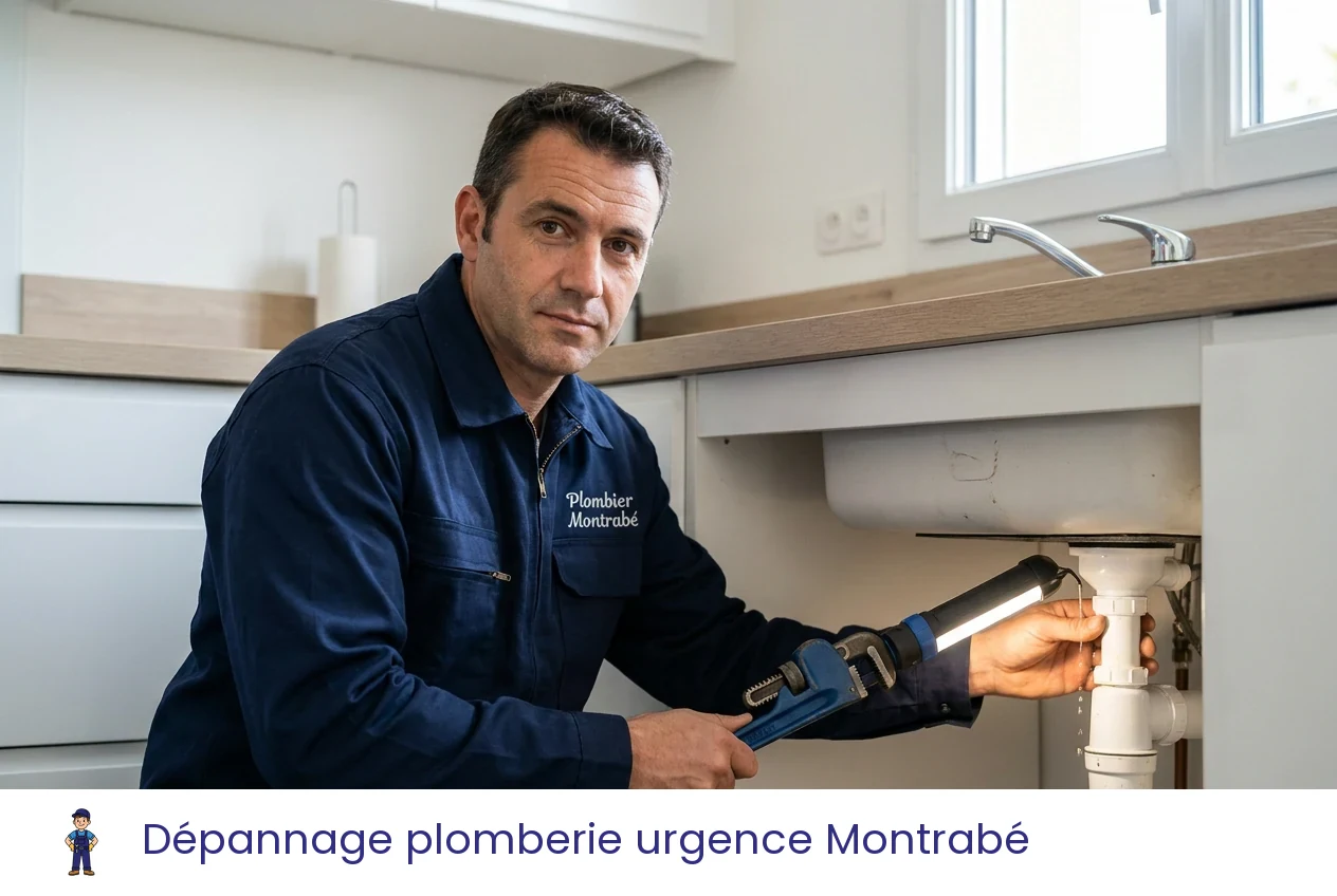 Dépannage plomberie urgence à Montrabé