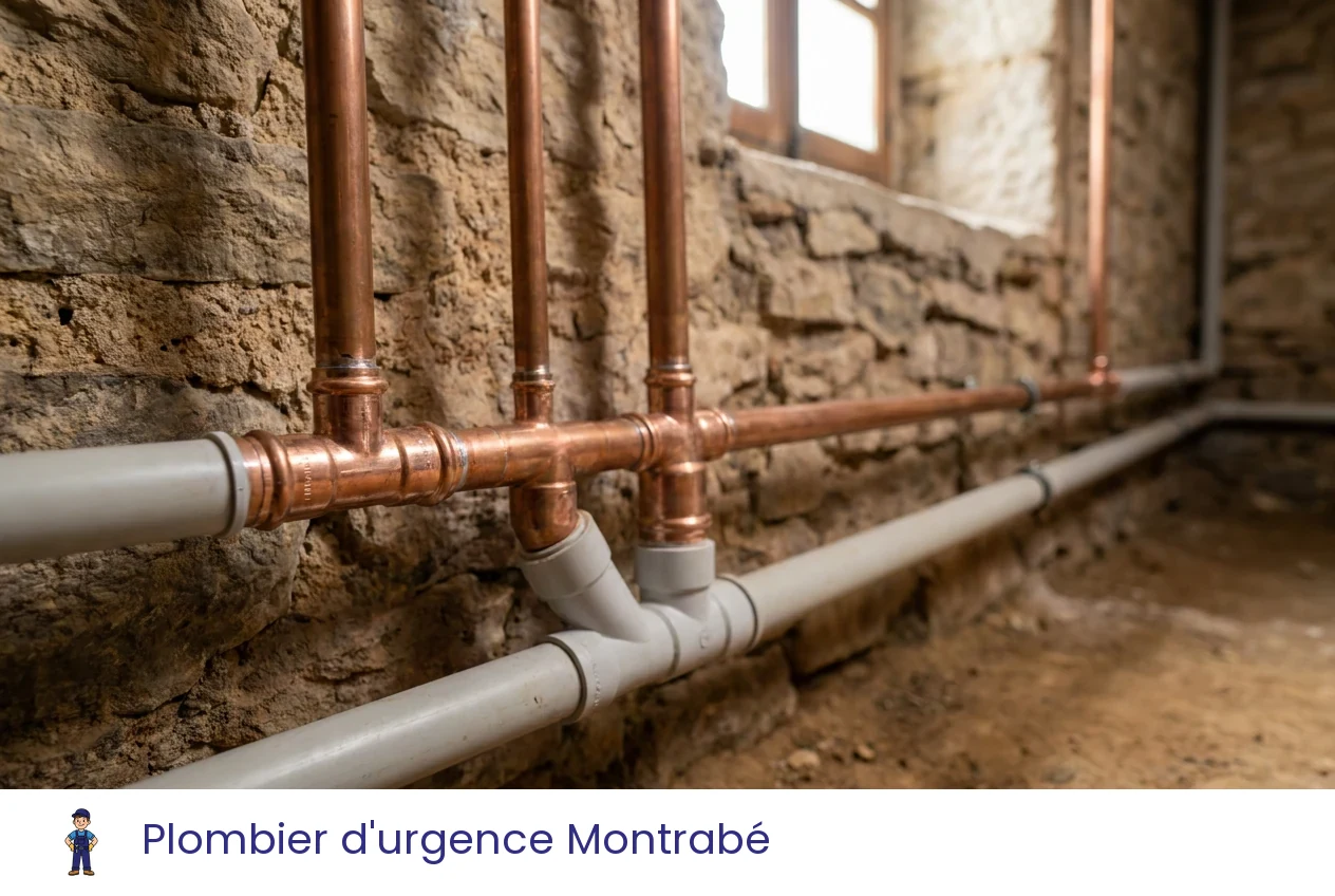 Plombier d'urgence à Montrabé