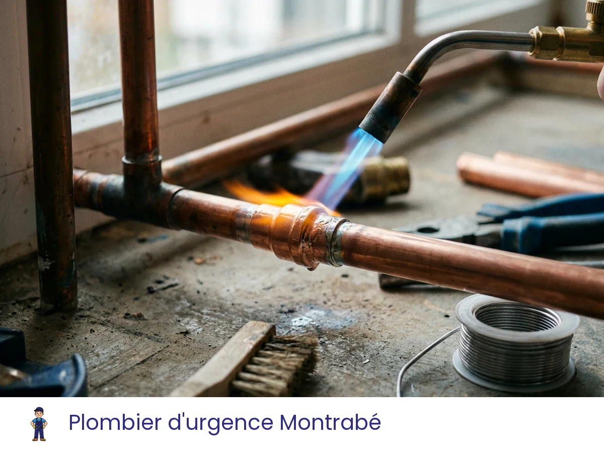 Plombier d'urgence à Montrabé
