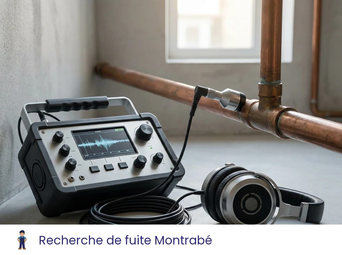 Recherche de fuite à Montrabé