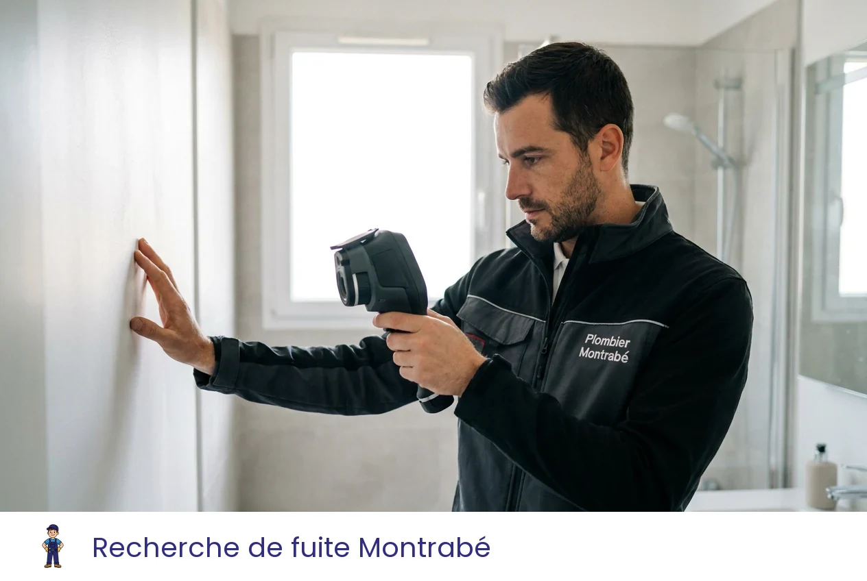 Recherche de fuite à Montrabé