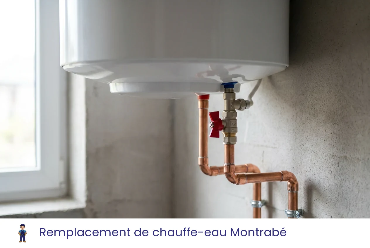 Remplacement de chauffe-eau à Montrabé