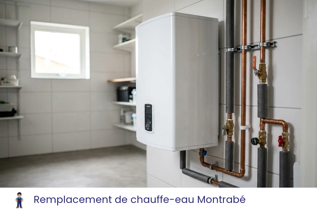 Remplacement de chauffe-eau à Montrabé