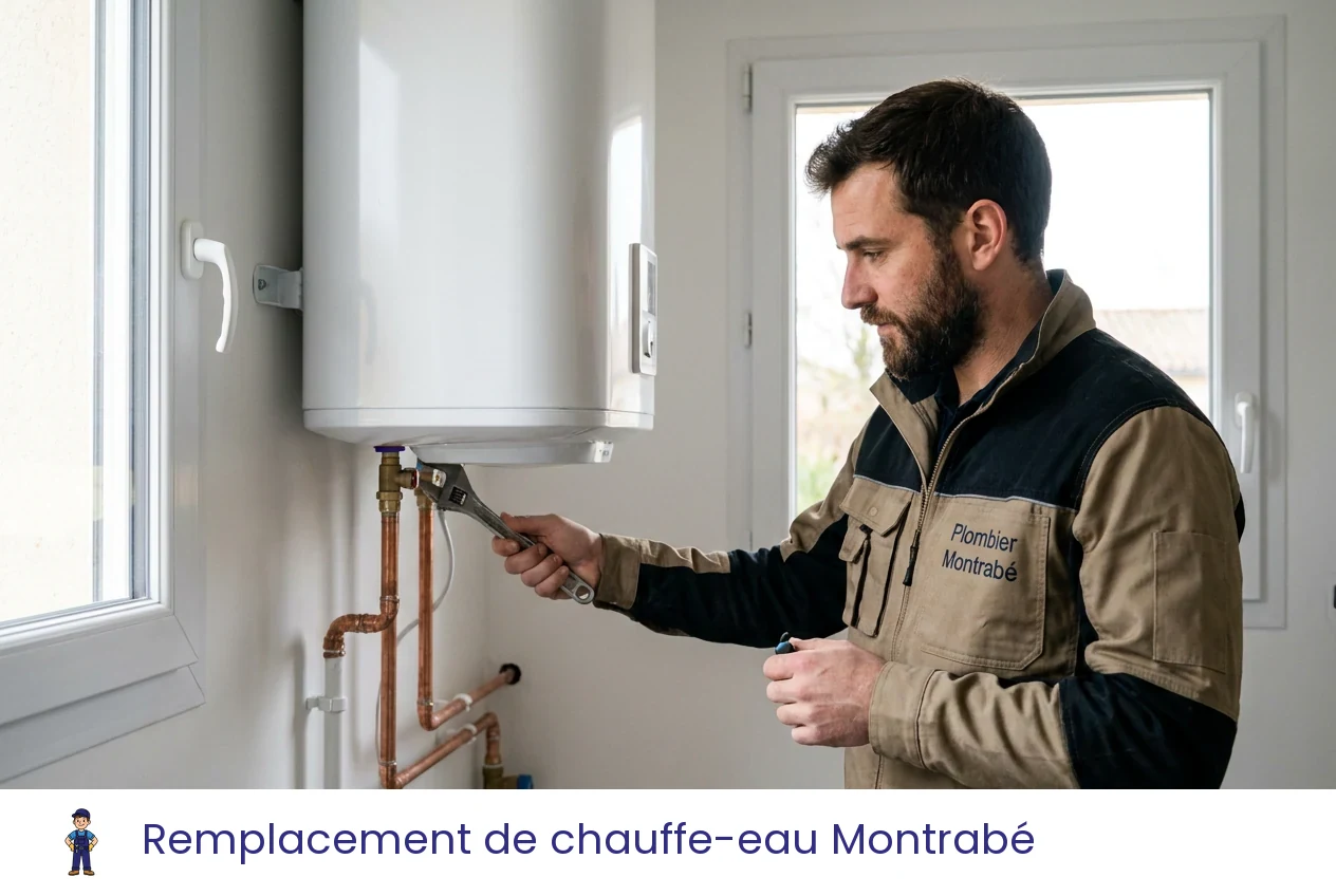 Remplacement de chauffe-eau à Montrabé